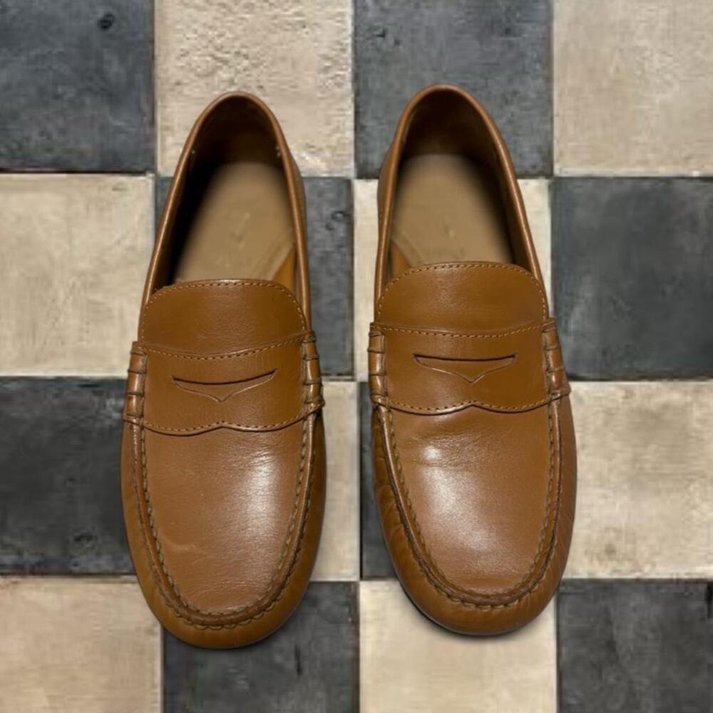 Polo Ralph Lauren Brown Reynold Driver Loafers Size 7 D